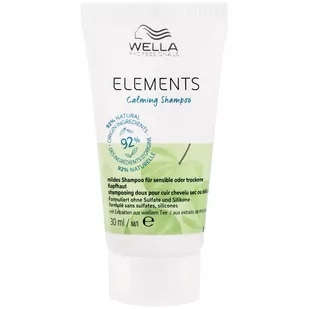 Wella, Elements Calming Shampoo, Szampon do włosów i suchej lub wrażliwej skóry głowy, nawilża i oczyszcza, 30 ml - Szampony do włosów - miniaturka - grafika 1