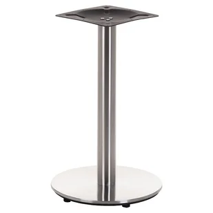 Podstawa stołu/stolika SH-2001-1/S, stal nierdzewna szczotkowana, średnica 45 cm, wysokość 71,5 cm - do hotelu, restauracji ,baru, biura - Meble modułowe i akcesoria - miniaturka - grafika 1