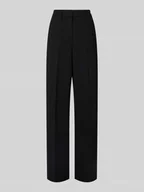 Spodnie damskie - Spodnie materiałowe o kroju baggy fit w kant model ‘Camilla’ - miniaturka - grafika 1