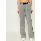 Dresy damskie - Just Cavalli Spodnie dresowe | Straight fit - miniaturka - grafika 1