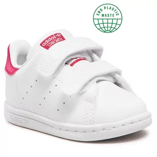 Hot Deal Eobuwie - Adidas Buty Stan Smith Cf 1 FX7538 Ftwwht/Ftwwht/Bopink - grafika 1