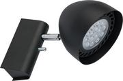 Lampy sufitowe - Nowodvorski LAMPA sufitowa VESPA 8838 minimalistyczna OPRAWA metalowy reflektorek regulowany czarna 8838 - miniaturka - grafika 1
