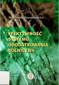 Finanse, księgowość, bankowość - Efektywność systemu opodatkowania rolnictwa - miniaturka - grafika 1