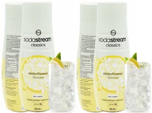 2x Syrop Koncentrat Sodastream Kwiat Czarnego Bzu Zero 9L Napoju Z 440ML - Syropy i koncentraty owocowe - miniaturka - grafika 1