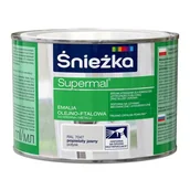 Emalie - Farba emaliowa olejno-ftalowa Supermal popielaty jasny 400 ml Śnieżka - miniaturka - grafika 1