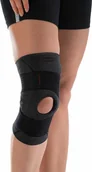 Ortezy, stabilizatory i opaski elastyczne - Elastyczna orteza kolana z dzianiny 3D z pelotą na rzepkę i paskiem do regulacji poziomu stabilizacji - odciążenie stawu kolanowego (DonJoy StrapiLax - miniaturka - grafika 1