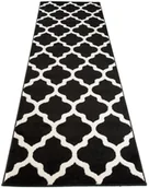 Wycieraczki - Czarny chodnik w marokańską koniczynę F1-Z19 - miniaturka - grafika 1