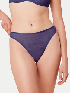 Triumph Stringi Bright Spotlight 10216476 Niebieski - Majtki damskie - miniaturka - grafika 1
