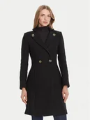 Płaszcze damskie - Rinascimento Płaszcz wełniany CFC0126218003 Czarny Regular Fit - miniaturka - grafika 1