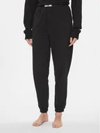 Piżamy damskie - Calvin Klein Underwear Spodnie piżamowe 000QS7085E Czarny Relaxed Fit - miniaturka - grafika 1