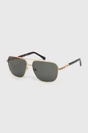 Okulary przeciwsłoneczne - Guess okulary przeciwsłoneczne męskie kolor złoty GF0245 32N - miniaturka - grafika 1