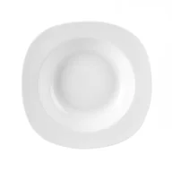 Wyposażenie lokali gastronomicznych - Talerz głęboki MONA, kwadratowy, 21 x 21 cm, porcelana, 24 sztuki. - miniaturka - grafika 1