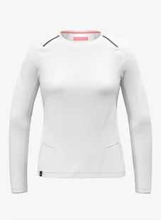 Bluza damska Salewa Pedroc Dry Tee - white - Bluzy sportowe damskie - miniaturka - grafika 1