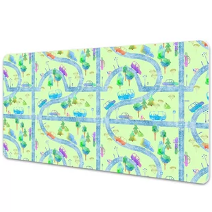 Mata na biurko Auta dla dzieci 100x50 cm - Podkładki na biurko - miniaturka - grafika 1