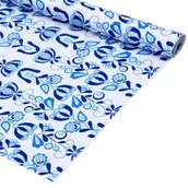 Pasmanteria - Tkanina z kaszubskim wzorem haftów gdańskich - miniaturka - grafika 1