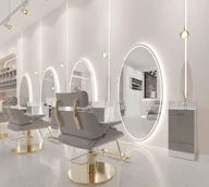 Meble fryzjerskie - Konsola konsoleta fryzjerska lustro LED 180x90 PRO - miniaturka - grafika 1