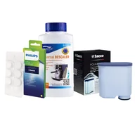 Akcesoria i części do ekspresów do kawy - Zestaw Philips - Filtr Philips Aquaclean CA6903, Uniwersalny Odkamieniacz 250ml, Philips CA6704/10 Tabletki Czyszczące - miniaturka - grafika 1