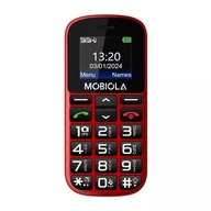 Telefony stacjonarne - Telefon GSM Mobiola z ładowarką biurkową, 2,2" TFT, DualSIM, microSD dla seniora - miniaturka - grafika 1