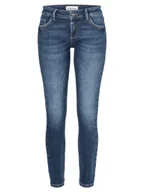 Spodnie damskie - Timezone Dżinsy "Aleena" - Skinny fit - w kolorze granatowym - miniaturka - grafika 1