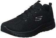 Sneakersy damskie - Skechers GRACEFUL-GET CONNECTED-12615, Damskie Sneakersy, Czarny, 39 EU - miniaturka - grafika 1