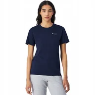 Koszulki i topy damskie - Koszulka damska Champion SS Tee granatowa 117535 BS501 XL - miniaturka - grafika 1