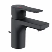 Baterie umywalkowe - KLUDI 482633965 ZENTA SL jednouchwytowa bateria umywalkowa 75; EcoPlus; czarny mat - miniaturka - grafika 1