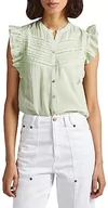 Koszule damskie - Pepe Jeans Koszula damska Fiala, Zielony (Bleach Green), XS - miniaturka - grafika 1
