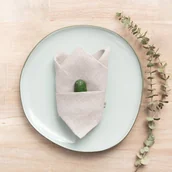 Obrusy i serwetki - Komplet serwetek 6 szt. 42x42cm Linen 159-15 - miniaturka - grafika 1