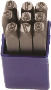 Bgs Technic Numeratory - cyfry - wysokość  5 mm B.3035 - Pozostałe wyposażenie warsztatu - miniaturka - grafika 1
