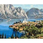 Malowanie po numerach - Twoje Hobby Malowanie po numerach Miasteczko nad morzem - miniaturka - grafika 1