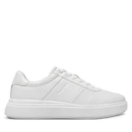 Sneakersy męskie - Sneakersy Calvin Klein Low Top Lace Up Hf HM0HM01551 Biały - miniaturka - grafika 1