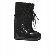 Śniegowce damskie - Śniegowce MOON BOOT ICON GLITTER BLACK 80D1402850N001 39-41 - miniaturka - grafika 1