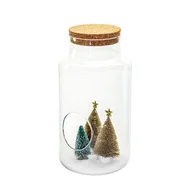 Wazony i flakony - Słój z otworem i korkiem Eco szkło 35 cm - miniaturka - grafika 1