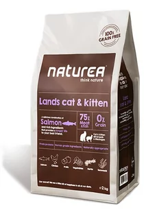 Naturea Lands & Kitten 2 kg - Sucha karma dla kotów - miniaturka - grafika 1