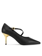 Czółenka - Gino Rossi Szpilki NOELLA-527-5 Czarny - miniaturka - grafika 1