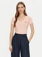 Koszulki i topy damskie - Guess T-Shirt W2YI45 J1314 Pomarańczowy Slim Fit - miniaturka - grafika 1
