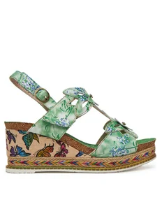 Laura Vita Espadryle Hacdeo 21 Zielony - Espadryle damskie - miniaturka - grafika 1