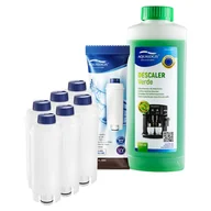 Akcesoria i części do ekspresów do kawy - Zestaw Do Delonghi Filtr AL-S002 6szt, Odkamieniacz Aqualogis Verde 500ml - miniaturka - grafika 1