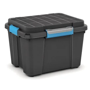Kiss KIS 8433000 1521 01 Scuba pudełko pudełko do przechowywania z tworzywa sztucznego czarne/niebieskie 43 L 8433000 1521 01 - Pojemniki kuchenne - miniaturka - grafika 11