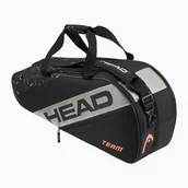 Tenis ziemny - Torba tenisowa HEAD Team Racquet Bag M black/ceramic - miniaturka - grafika 1