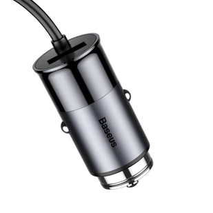 Enjoy Baseus Baseus Together ładowarka samochodowa z przedłużaczem hubem 4x USB 5.5A szary (CCTON-0G) hurtel-37937-0 - Ładowarki samochodowe - miniaturka - grafika 15