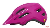 Kaski rowerowe - Kask dziecięcy juniorski GIRO FIXTURE II INTEGRATED MIPS matte pink street roz. Uniwersalny (50-57 cm) - miniaturka - grafika 1