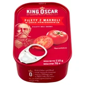 Konserwy i dania rybne - Filety Z Makreli W Sosie Pomidorowym 110G King Oscar - miniaturka - grafika 1