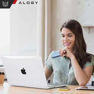Etui do Macbook Air 15 M2 2023 A2941 Case obudowa pokrowiec Clear Alogy Hard Cover Przezroczyste - Części i akcesoria do laptopów - miniaturka - grafika 12