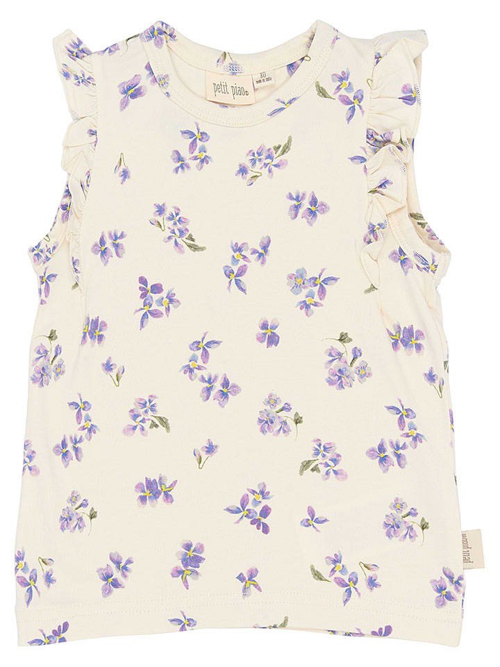 Petit Piao Top w kolorze kremowym