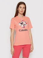 Koszulki sportowe damskie - Columbia T-Shirt Bluebird Day 1934002 Pomarańczowy Relaxed Fit - miniaturka - grafika 1