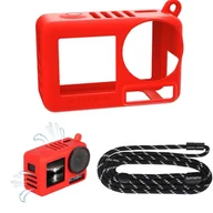 Kamery cyfrowe - akcesoria - Akcesoria do DJI Action 5 PRO - Etui Silikonowa Pokrowiec Ochronny Smycz - miniaturka - grafika 1