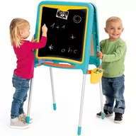 Tablice dla dzieci - Smoby Składana Tablica Dwustronna 2w1 Magnetyczna Kredowa 410307 - miniaturka - grafika 1