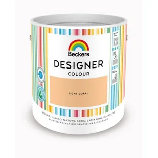 Farba lateksowa Beckers Designer Colour Light Coral 2,5 l - Farby wewnętrzne - miniaturka - grafika 1