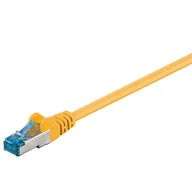 Patchcordy - Warsztatowski Kabel LAN Patchcord CAT 6A S/FTP żółty 15m KLANCAT6A1500Y - miniaturka - grafika 1